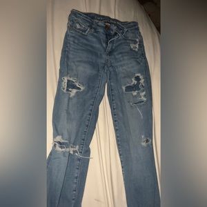 american eagle skinny jeans size 000 stretch!